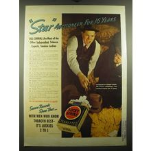 1938 Lucky Strike Cigarettes Ad - Star Auctioneer for 16 years