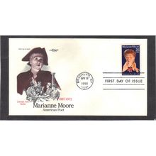 FDC Artmaster 2449 25c Marianne Moore (Cachet-U/A) CV39120