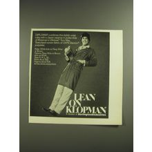 1974 Burlington Industries Robe by Diplomat Ad - Lean on Klopman