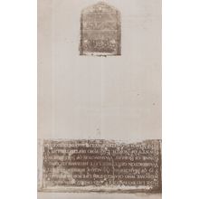 Elizabeth Washington 1622 Gravestone Northampton Real Photo Postcard