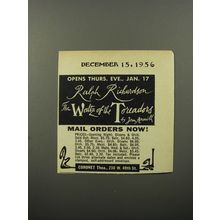 1956 The Waltz of the Toreadors Play Ad - Opens Thurs. Eve., Jan. 17