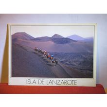 TIMANFAYA NATIONAL PARK, LANZAROTE, ISLAS CANARIA, SPAIN used postcard 1991 pm =