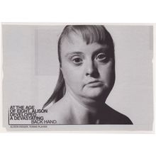 Gymnastics Sports Tennis Back Hand Learning Disability Postcard