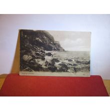 LABRADOR BAY COAST, TEIGNMOUTH, DEVON used antique postcard 1924 pm =