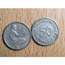1949f 50 Pfennig Germany Coin