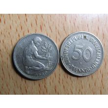 1950g 50 pfennig Germany Coin