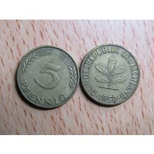 1950g 5 pfennig Germany Coin