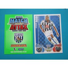 302. Steven Reid - West Brom - Match Attax 2010/11 Football Card EF1