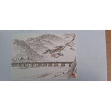 ART POSTCARD. ARASHIYAMA, KYOTO (600)