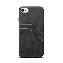 Denior D09 PU Dual Card Slot Back Cover Phone Case, For iPhone 16e, For iPhone 1