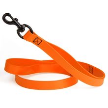 Dog Pet Waterproof Multi-Handle Leash Hunter Orange W 3/4" - L 4'