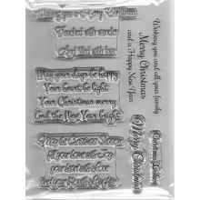 A6 Christmas Stamp Set. Incomplete. Stamping Cardmaking Scrapbooking Crafts