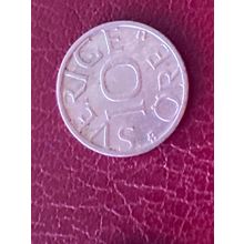Umlaufmünze Schweden 10 Öre 1983