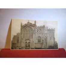 EDINGTON CHURCH, WILTSHIRE. unused vintage postcard by R Wilkinson Trowbridge =