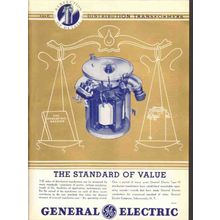 general electric company 1936 standard value h transformer vintage ad
