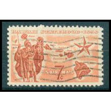 Used C55 7c Hawaii Statehood Fine WA0618