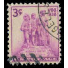Used 837 3c Northwest Territory Fine M08183