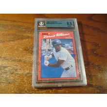 1990 Donruss, Graded Near Mint 8.5, BERNIE WILLIAMS Rc, Yankees