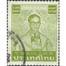 THAILAND, King Bhumibol Adulyadej, olive 1981, 1.25B, #3