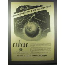 1945 United States Rubber Company Ad - Insulation