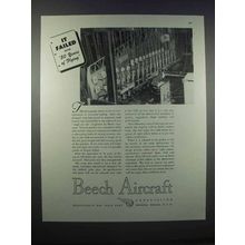 1946 Beech Aircraft Ad - It Failed After 50 Years
