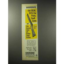1969 Sheridan All-American Pneumatic Rifle Ad - Ideal