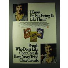 1978 Ralston Chex Cereal Ad - Not Going To Like Them