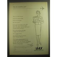1962 SAS Airlines Ad - The SAS Coloring Page