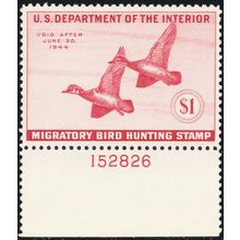 RW10, Mint NH XF $1 Duck Stamp - PSE Graded 90 * Stuart Katz