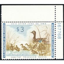 RW28, Mint NH VF/XF $3 Duck Stamp - PSE Graded 85 * Stuart Katz