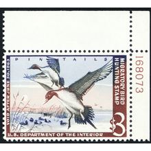 RW29, Mint NH VF $3 Duck Stamp * Stuart Katz