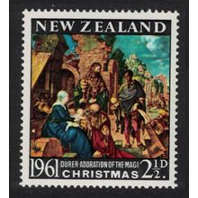 New Zealand 'Adoration of the Magi' by Durer Christmas 1961 MNH SG#809