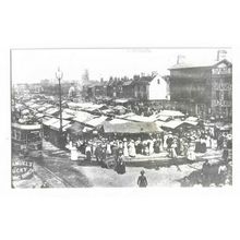 Gt Yarmouth Tram Car 30, Market Place, Repro Photo.