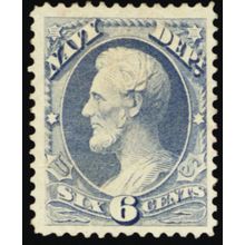 O38, Mint HH 6¢ VF Official Stamp - SCV $150 - Stuart Katz