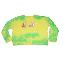 Girls Crop Top Youth XXL Spongebob Squarepants Long Sleeve Graphic t-shirt