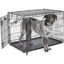 Midwest Homes for Pets Newly Enhanced Single & Double Door Icrate Dog Crate, Inc