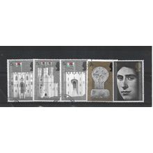 GB.British Investiture of HRH the Prince of Wales set of 5.Fine Used.Jul25