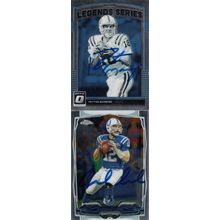 PEYTON MANNING & ANDREW LUCK AUTO 2018/14 INDIANAPOLIS COLTS HOF SB CHAMP QB'S
