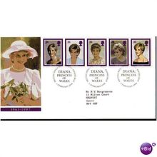 1998 'DIANA COMMEMORATION' F.D.C (BUREAU F.D.I CANCELLED) (EBID538)