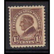 553 1 1/2c Warren Harding Fine MMH K1537