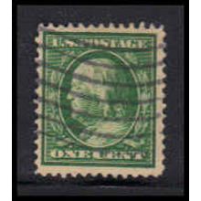 Used 374 1c Benjamin Franklin Fine K2631