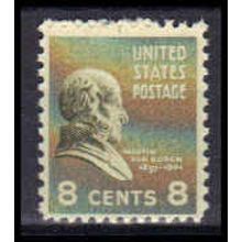 813 8c Martin Van Buren Fine MNH B0224