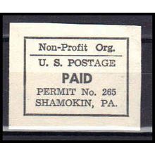 Used Revenue Permit Shamokin, PA. E1911