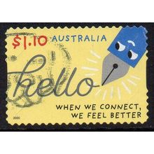 Australia 2020 When We Connect, We Feel Better - "hello" $1.10 s/a Used