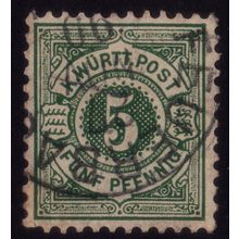 WURTTEMBERG 1900 5pf Sc#59- USED @M453