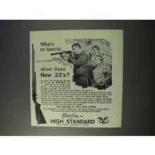 1963 High Standard Sport-King Rifle Ad - What's Special