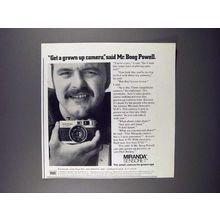 1972 Miranda Sensoret Camera Ad w/ Dick Butkus!