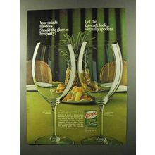 1973 Cascade Dishwasher Detergent Ad - Salad's Flawless