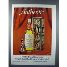 1973 Dewar's White Label Scotch Ad - Authentic
