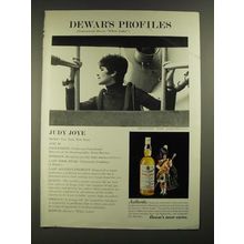 1973 Dewar's White Label Scotch Ad - Judy Joye
